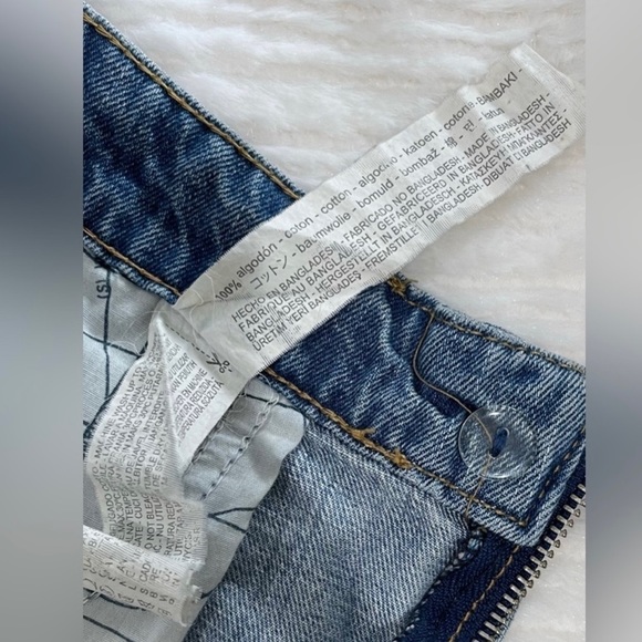 ZARA TRF Denim IX’D Makers Two-Tone Mini Skirt Size M | BLOGGER Fav - Picture 7 of 11